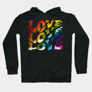 Love Love Love - Spread Positivity Hoodie